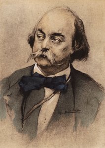Portrait of Gustave Flaubert by Edgar Chahine