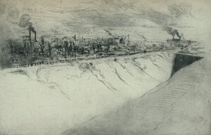 St Ouen Viewed from the Fortifications of Paris