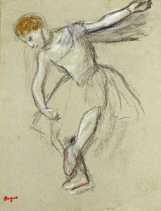 A Dancer in Profile by Edgar Degas