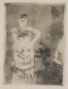 A Singer by Edgar Degas