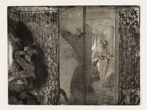 Actresses in their Dressing Rooms by Edgar Degas