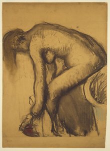 After the Bath (Woman Drying Her Feet) by Edgar Degas