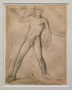 Alexander and Legs Study by Edgar Degas
