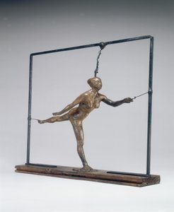 Arabesque Over the Right Leg, Left Arm in Front by Edgar Degas