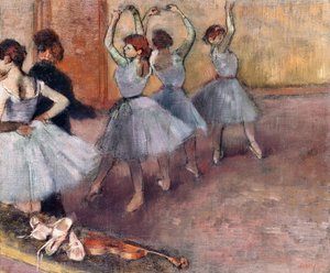 Blue-Toned Dancers