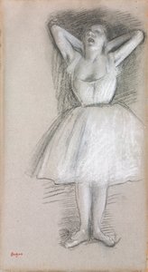 Dancer, Arms Raised Behind the Head by Edgar Degas