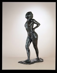 Dancer at Rest, Hands on Hips, Right Leg Forward, c. 1881-1890, cast 1919-1925 by Edgar Degas