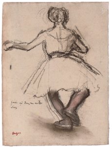 Dancer, Back View by Edgar Degas