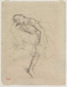 Dancer at Rest by Edgar Degas