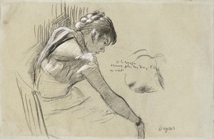 Dancer at Rest by Edgar Degas