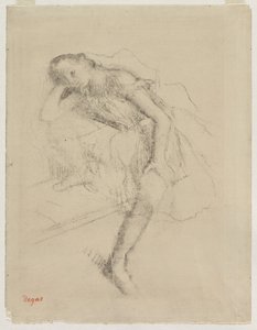 Dancer at Rest by Edgar Degas