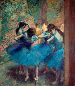 Dancers in Blue