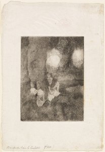 Dancers in the Wings by Edgar Degas