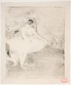 Dancer on Stage by Edgar Degas