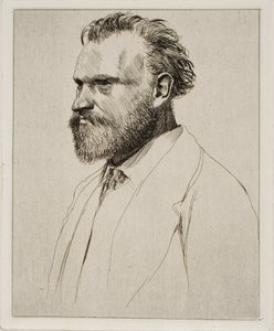 Bust-Length Portrait of Edouard Manet by Edgar Degas