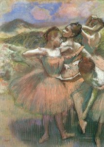 Four dancers on stage