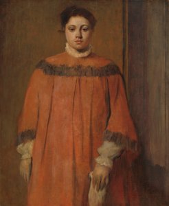 Girl in Red by Edgar Degas