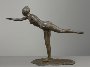 Grand Arabesque, Second Time by Edgar Degas