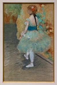 Green Dancer by Edgar Degas