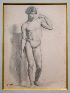 Man standing up by Edgar Degas