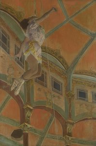 Miss La La at the Circus Fernando. 1879 by Edgar Degas