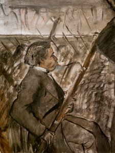 Musicians in the Orchestra (detail)