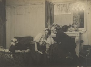 Paul Poujaud, Mme. Arthur Fontaine, and Degas