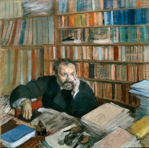 Portrait of Edmond Duranty (1833-1880) by Edgar Degas