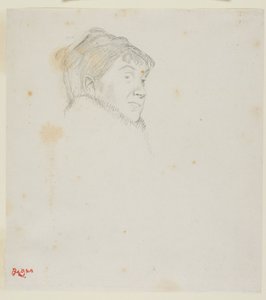 Portrait of Madame Dietz-Monnin (formerly Head of a Woman) by Edgar Degas