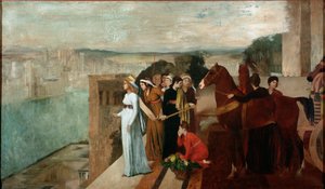 Semiramis Building Babylon by Edgar Degas