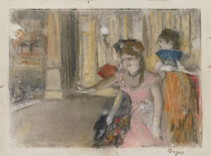 Singers on the Stage by Edgar Degas