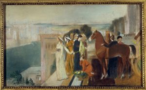 Semiramis Building Babylon by Edgar Degas