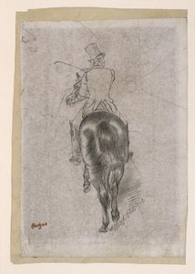 Spurring on the Horse by Edgar Degas