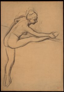 Study of a Nude (Dancer at the Barre) by Edgar Degas