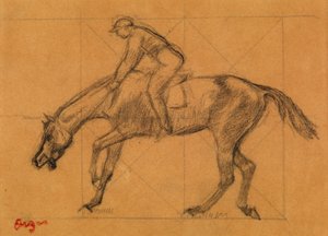 The End of the Race by Edgar Degas