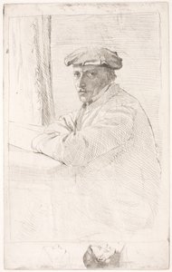 The Engraver Joseph Tourny by Edgar Degas