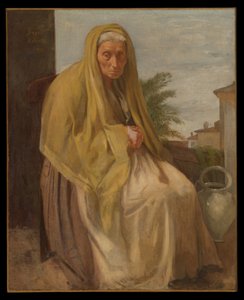 The Old Italian Woman by Edgar Degas