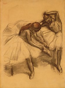 Two Dancers by Edgar Degas
