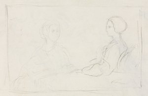 Two Seated Women (verso)