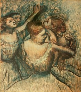 Four Dancers in Half-Figure by Edgar Degas