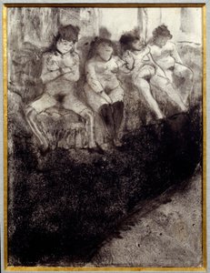 Waiting (Second Version) by Edgar Degas