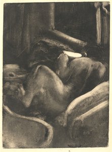 Woman Reading by Edgar Degas