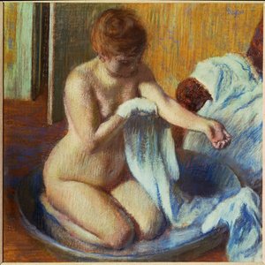 Woman in a bathtub