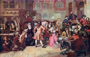 The South Sea Bubble: A Scene in Change Alley in 1720