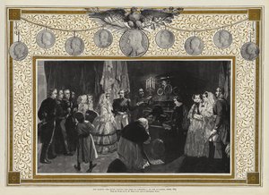 Her Majesty the Queen Visiting the Tomb of Napoleon I in the Invalides, Paris, 1855 by Edgar Melville Ward
