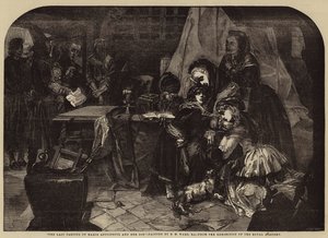 The Last Parting of Marie Antoinette and Her Son