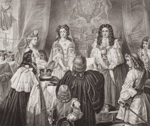 The crown offered to William and Mary by the Lords and Commons at Whitehall, February 12, 1689, from 