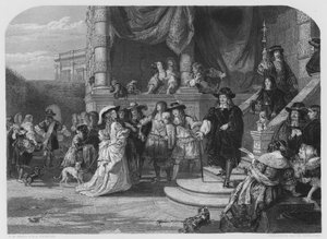 The Fall of Clarendon, from the picture in the collection of the Right Honourable Lord Northwick, a duplicate being in the Vernon Gallery