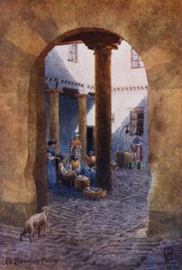Northern Spain: A Spanish Patio by Edgar T. A. Wigram