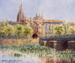 Northern Spain: Burgos, Arco Sta Maria
